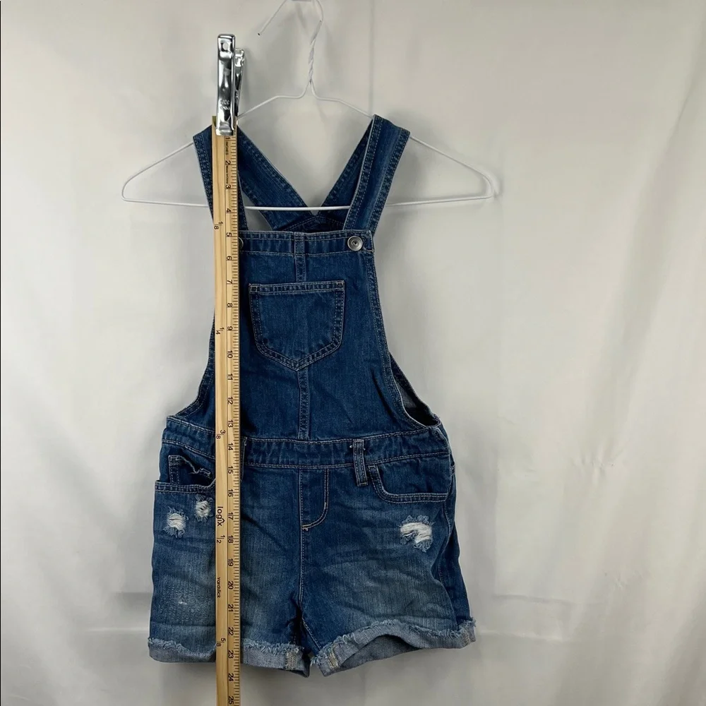 The Children’s Place - Girl’s Overall - Jean - Med Blue - Size 6x - Jean Short